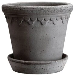 Gartenmöbel Geschäft 29 Bergs Potter Copenhagen Topf Grau, 30 Cm