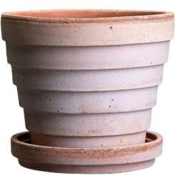 Gartenmöbel Geschäft 37 Bergs Potter Planet Topf Mit Unterteller Rosa Ø14 Cm