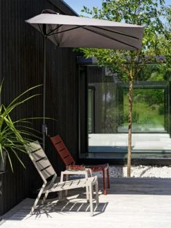 Brafab Cambre-Sonnenschirm 250x130 Cm, Anthrazit -Gartenmöbel Geschäft brafab cambre sonnenschirm 250x130 cm anthrazit 2