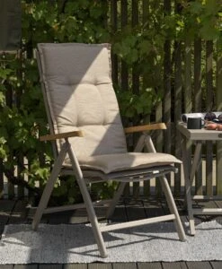 Brafab Andy Stuhl, Teak / Khaki 8 Brafab Andy Stuhl, Teak / Khaki -Gartenmöbel Geschäft brafab florina sitzpolster hoch 3