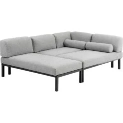 Brafab Gonessa-Sitzgruppe , Anthrazit / Grau -Gartenmöbel Geschäft brafab gonessa sitzgruppe anthrazit grau 1