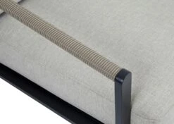 Brafab Lyra Sessel, Schwarz/Sand -Gartenmöbel Geschäft brafab lyra armchair black with cushion 7