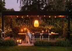 Brafab Naos Esszimmerstuhl, Edelstahl/Dunkelgrau -Gartenmöbel Geschäft brafab naos armchair rf teak 4