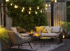 Brafab Pembroke 3-Sitz-Sofa Mit Polsterung, Beige 7 Brafab Pembroke 3-Sitz-Sofa Mit Polsterung, Beige -Gartenmöbel Geschäft brafab pembroke mit polsterung beige 1