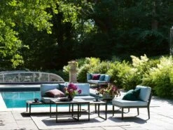 Brafab Talance Coffee Table 80x80cm H45, Black / Dark Grey -Gartenmöbel Geschäft brafab talance coffee table 80x80cm h45 dark grey 3