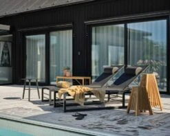 Brafab Vevi Sonnenliege, Schwarz -Gartenmöbel Geschäft brafab vevi resting bed black 5