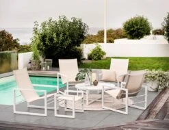 Brafab Vevi Sessel Aluminium , Weiß -Gartenmöbel Geschäft brafab vevi sessel aluminium 5