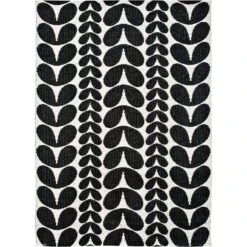 Karin Teppich Schwarz, 150x200 Cm