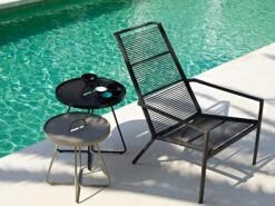 On The Move Side Table Small, Black -Gartenmöbel Geschäft cane line on the move beistelltisch small taupe 3 1