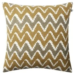 Ikat Bangalore Outdoor-Kissen 50x50 Cm, Beige/Shitake