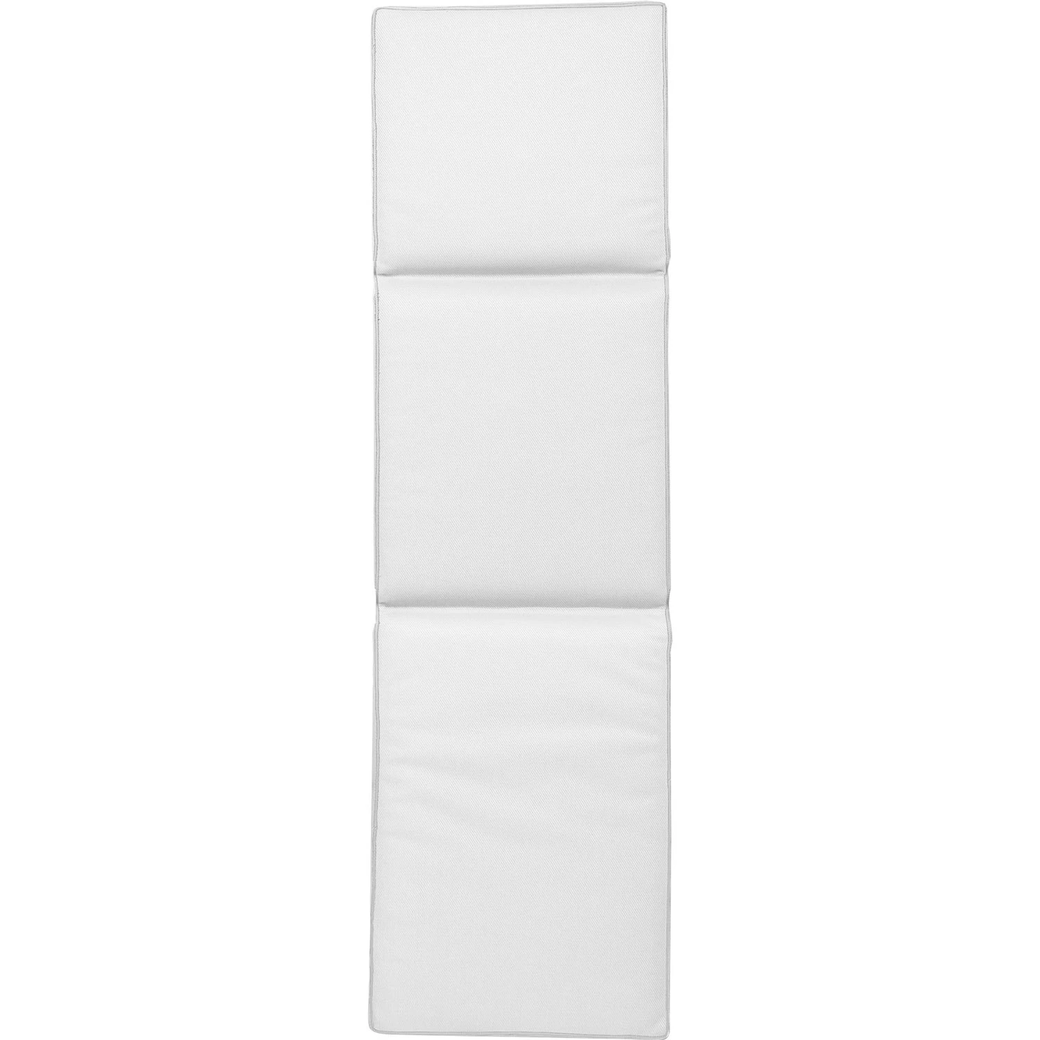 Plain Sonnenbankkissen 50x186 Cm, Weiß 1 Plain Sonnenbankkissen 50x186 Cm, Weiß