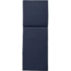 Plain Sonnenbankkissen 60x186 Cm, Marineblau