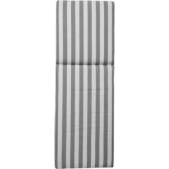 Wide Stripe Sonnenbankkissen 60x186 Cm, Grau