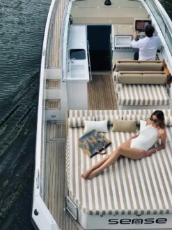 Wide Stripe Kissen 17x45 Cm, Beige -Gartenmöbel Geschäft diyti wide stripe cushion 17x45 cm 10