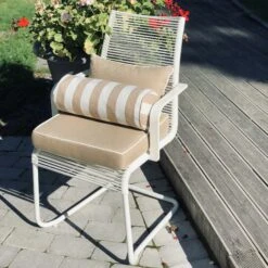 Wide Stripe Kissen 17x45 Cm, Beige -Gartenmöbel Geschäft diyti wide stripe cushion 17x45 cm 12