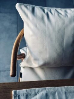 Wide Stripe Kissen 45x45 Cm, Weiß -Gartenmöbel Geschäft diyti wide stripe cushion 45x45 cm 7