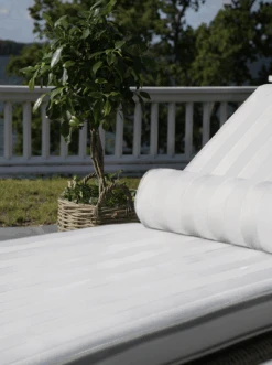 Wide Stripe Sonnenbankkissen 60x186 Cm, Weiß 7 Wide Stripe Sonnenbankkissen 60x186 Cm, Weiß -Gartenmöbel Geschäft diyti wide stripe sunbed cushion 60x186 cm 7