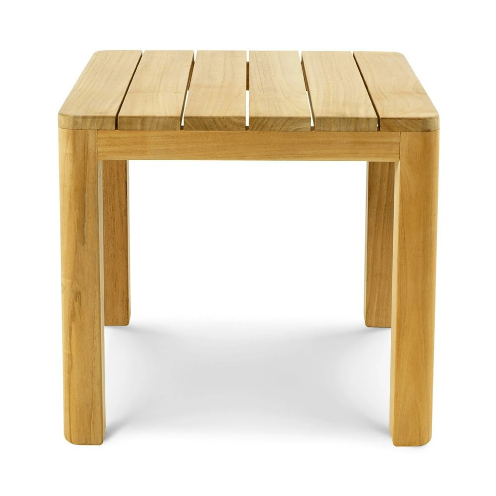 Clay Beistelltisch Quadratisch 45x45 Cm, Teakholz 2 Clay Beistelltisch Quadratisch 45x45 Cm, Teakholz – Bild 2