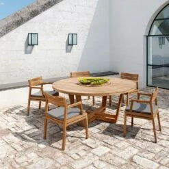 Costes Lehnstuhl, Teak -Gartenmöbel Geschäft ethimo costes lehnstuhl 3