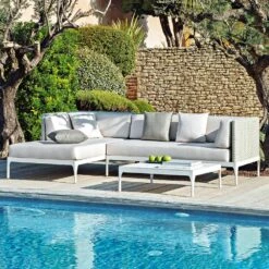 Infinity Modulsofa / Tagesliege Rechts, Warm White