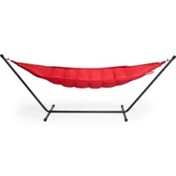 Fatboy Headdemock Superb Hängematte, Rot/Schwarz -Gartenmöbel Geschäft fatboy fatboy headdemock superb greytaupe incl rack blac 17