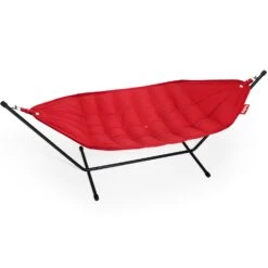 Fatboy Headdemock Superb Hängematte, Rot/Schwarz -Gartenmöbel Geschäft fatboy fatboy headdemock superb greytaupe incl rack blac 18
