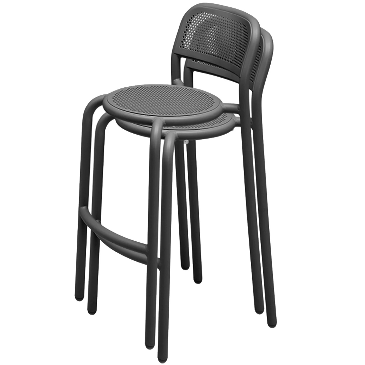 Fatboy Toní Barhocker 2-er Set, Anthrazit 2 Fatboy Toní Barhocker 2-er Set, Anthrazit – Bild 2