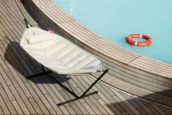 Fatboy Headdemock Superb Deluxe Hammock, Sahara/Light Grey -Gartenmöbel Geschäft fatboy headdemock superb deluxe hangematte 2