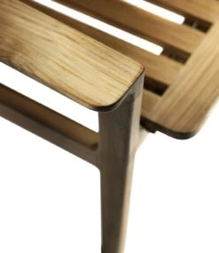 M1 Sammen Lehnstuhl Im Freien Nutzbar Teakholz -Gartenmöbel Geschäft fdb mbler m1 sammen dining chair outdoor teak 3