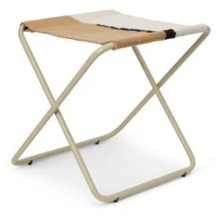 Ferm LIVING Desert Hocker, Kaschmirfarben/Erde