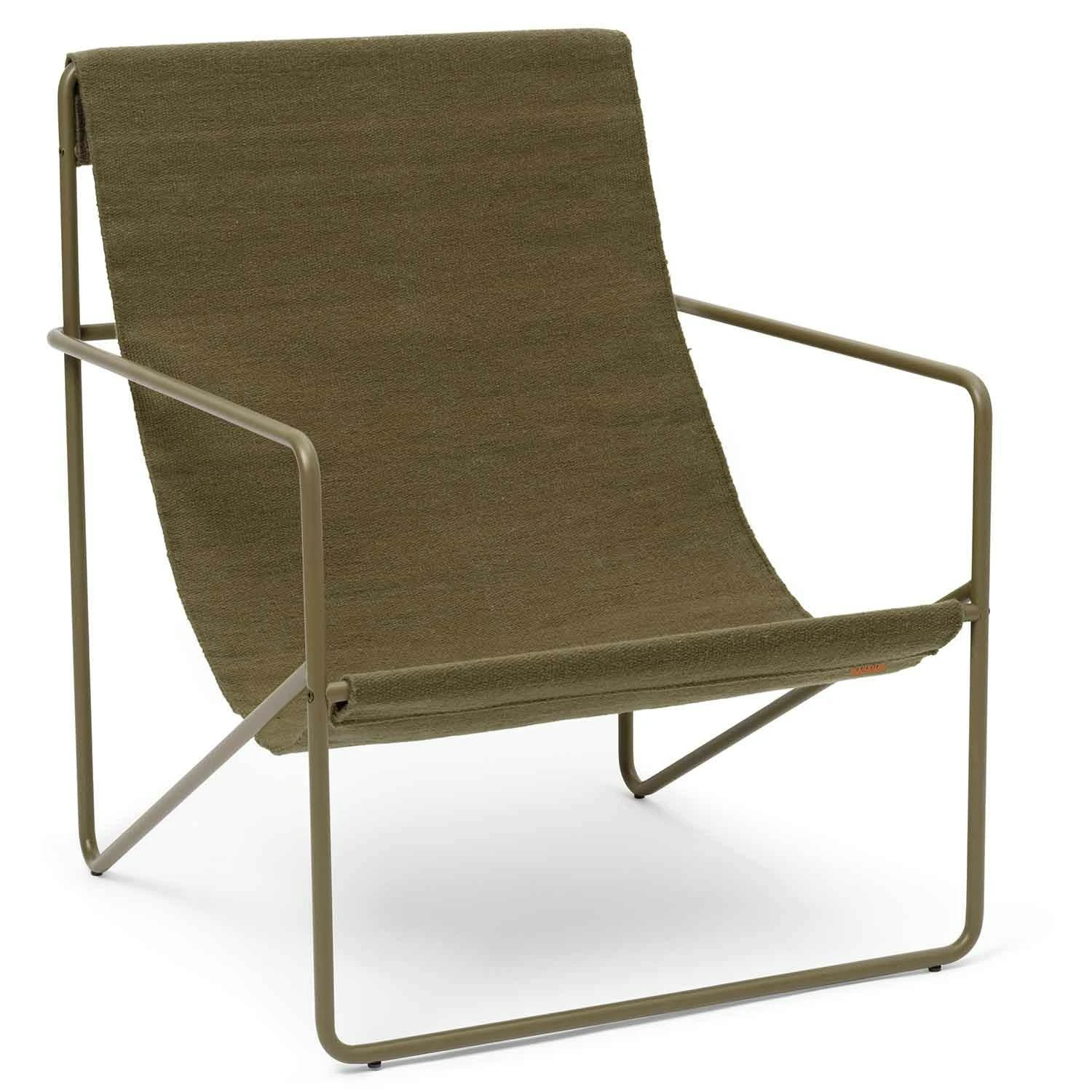 Ferm LIVING Desert Liegestuhl, Olive / Olive 1 Ferm LIVING Desert Liegestuhl, Olive / Olive