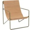 Ferm LIVING Desert Lounge Stuhl, Olive / Sandfarben