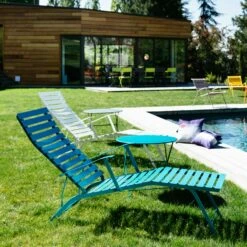 Bistro Chaise Longue, Honey 9 Bistro Chaise Longue, Honey -Gartenmöbel Geschäft fermob bistro chaise longue honey 3