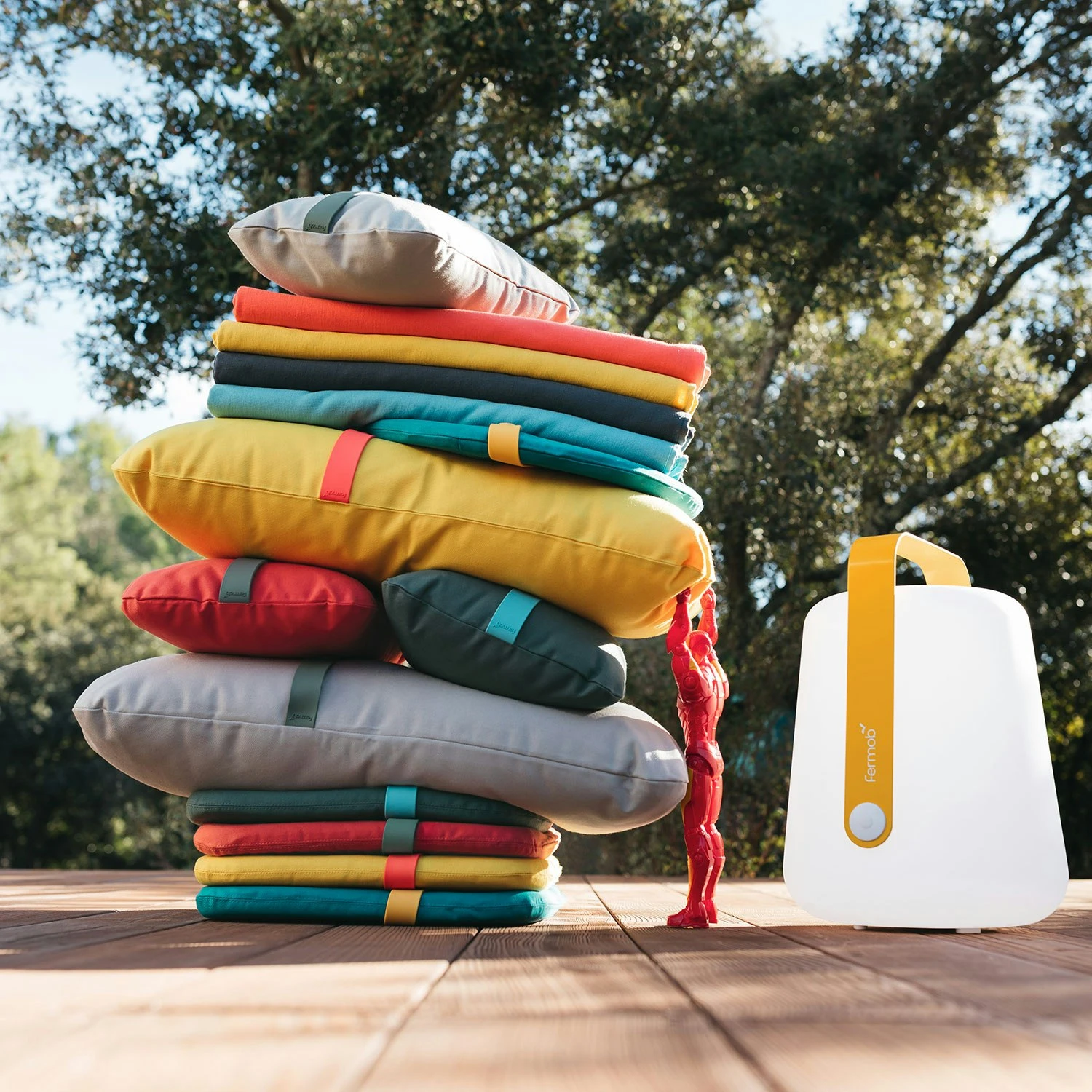 Bistro Color Mix Sitzkissen, 30x38 Cm/ Aprikosenfarben 2 Bistro Color Mix Sitzkissen, 30x38 Cm/ Aprikosenfarben – Bild 2