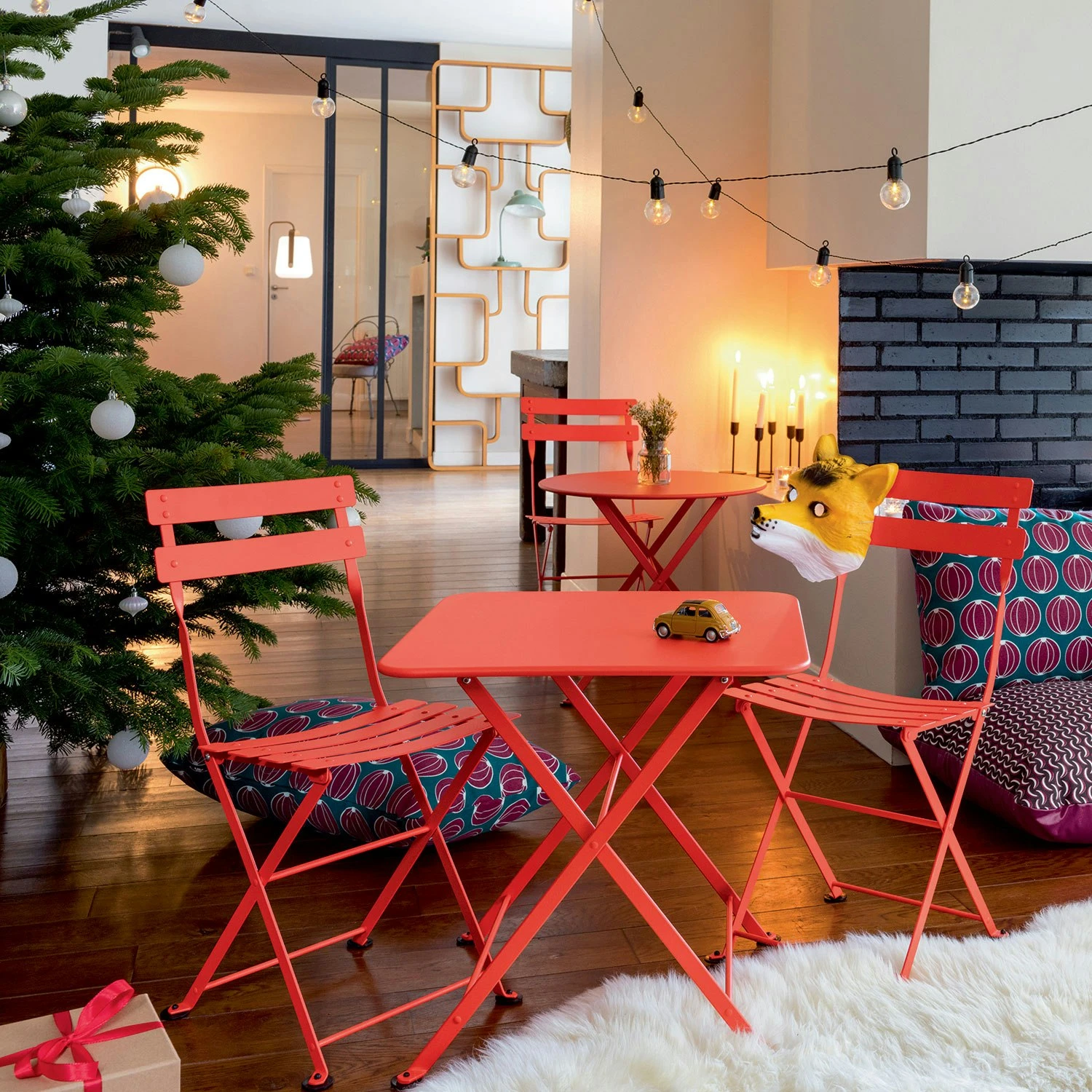 Bistro Stuhl, Metall/ Nutmeg 2 Bistro Stuhl, Metall/ Nutmeg – Bild 2