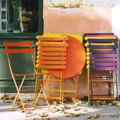 Bistro Metal Chair, Black Cherry -Gartenmöbel Geschäft fermob bistro stuhl metall 3 5