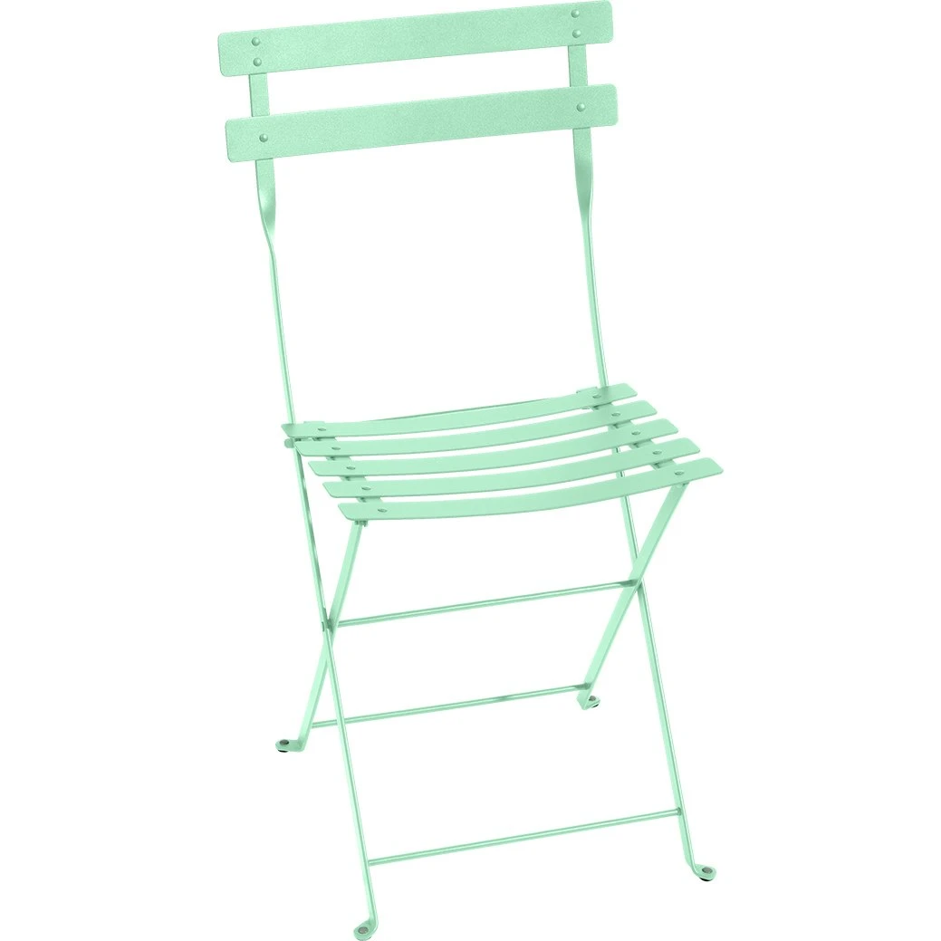 Bistro Metal Chair, Opaline Green 1 Bistro Metal Chair, Opaline Green