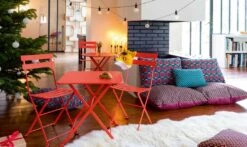 Bistro Tisch, 57x57 Cm/ Storm Grey -Gartenmöbel Geschäft fermob bistro tisch 57x57 cm 2 1