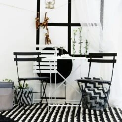 Bistro Tisch, 57x57 Cm/ Deep Blue -Gartenmöbel Geschäft fermob bistro tisch 57x57 cm 6 4