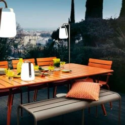 Luxembourg Bank, 145 Cm/ Clay Grey -Gartenmöbel Geschäft fermob luxembourg bank 145 cm 2