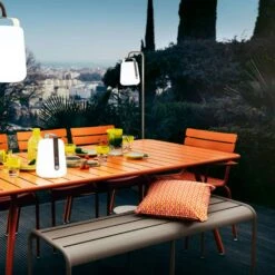 Luxembourg Bank 145, Cotton White -Gartenmöbel Geschäft fermob luxembourg bench 145 anthracite 5