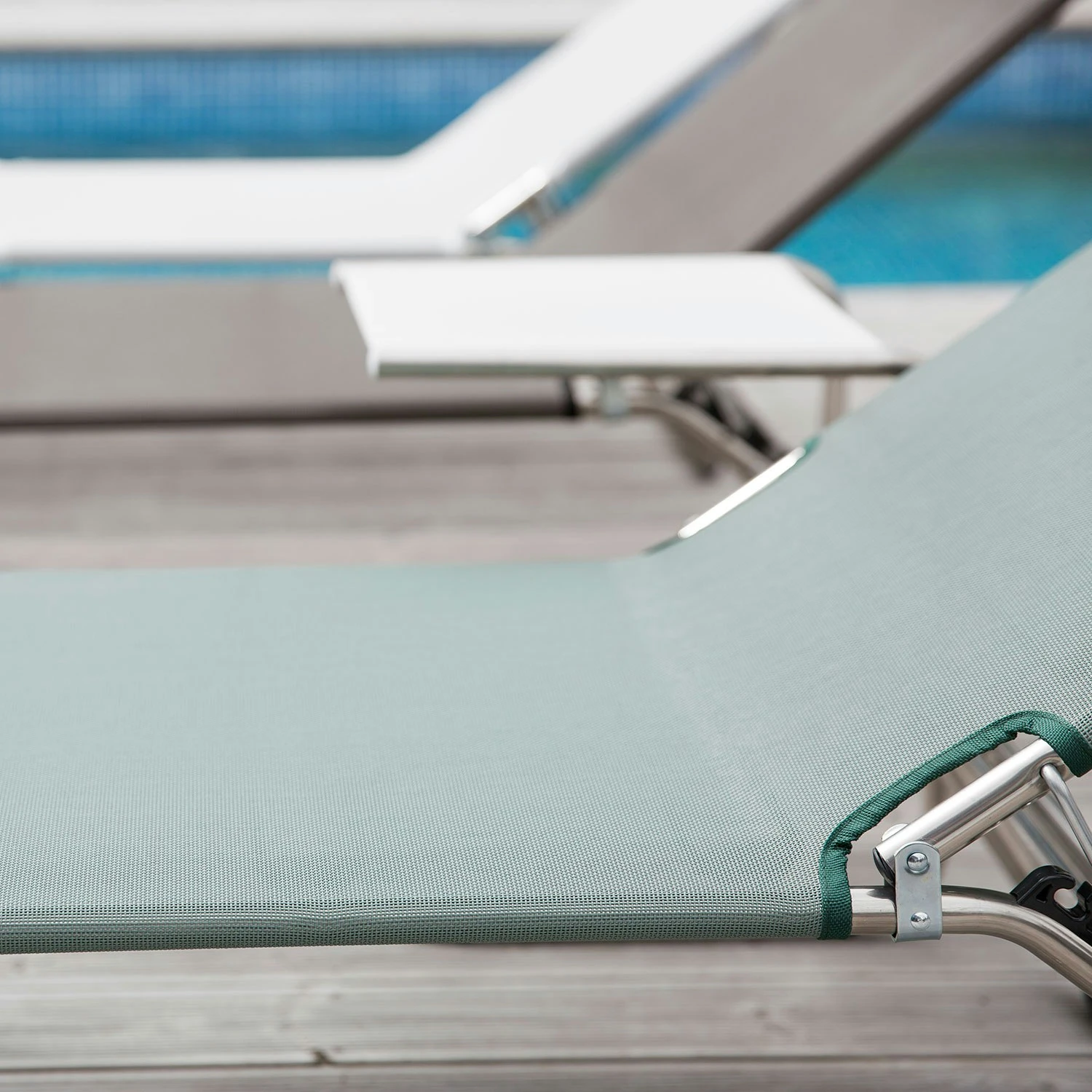 FIAM Amigo Sonnenliege, Salvia Grün 2 FIAM Amigo Sonnenliege, Salvia Grün – Bild 2