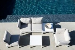 FIAM Domino Sessel, Beige/Weiß -Gartenmöbel Geschäft fiam fatolj vit beige 5