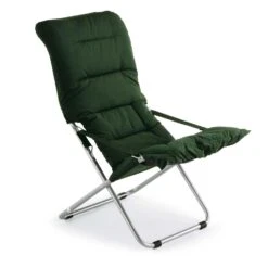 FIAM Fiesta Soft Deck Chair, Dark Green