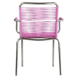 FIAM Mya Spaghetti Lehnstuhl, Rosa -Gartenmöbel Geschäft fiam mya spaghetti lehnstuhl 12