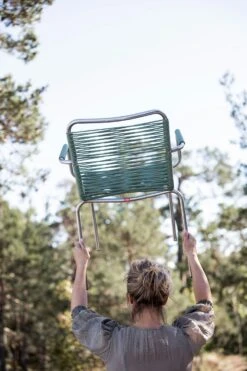 FIAM Mya Spaghetti Lehnstuhl, Sage Green -Gartenmöbel Geschäft fiam mya spaghetti with armrests black 12