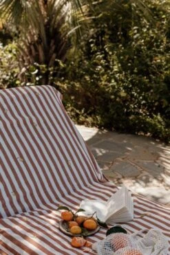 Stripe Pear Badetuch, 70x140 Cm -Gartenmöbel Geschäft garbo friends stripe pear 3