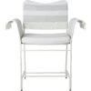Gubi Tropique Esszimmerstuhl Mit Fransen, Classic White Semi Matt / Leslie Stripe 20