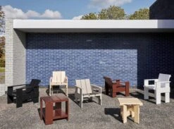 Hay Crate Loungesessel, Schwarz -Gartenmöbel Geschäft hay crate lounge chair water based lacquered pinewood 18