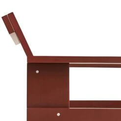 Hay Crate Loungesessel, Iron Red -Gartenmöbel Geschäft hay crate lounge chair water based lacquered pinewood 7